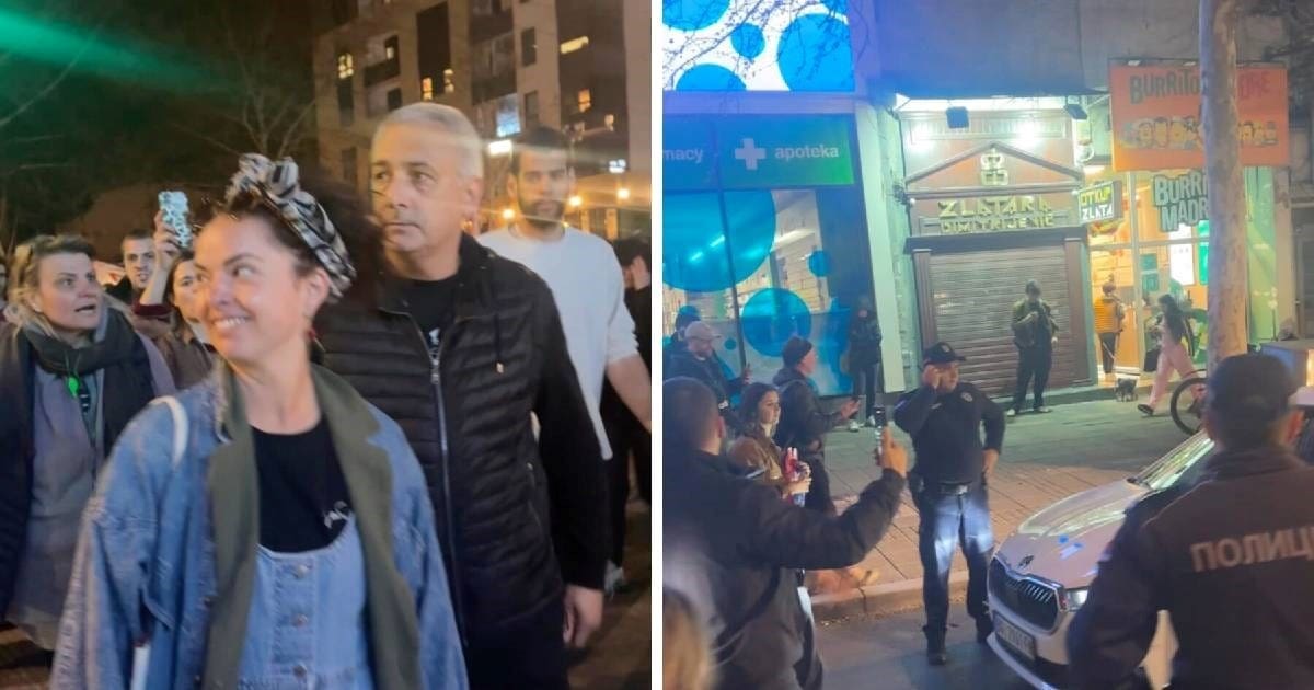 Vučićevci bacali jaja na studente u Beogradu. Jedna djevojka uzvratila