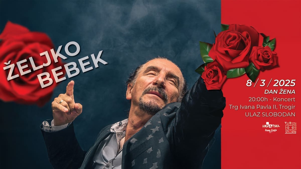 Kakva poslastica za Dan žena: Željko Bebek stiže u Trogir