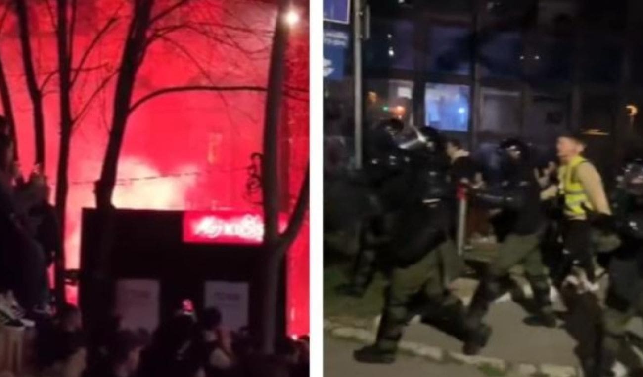 VIDEO Ovo je trenutak kada je policija u Srbiji počela mlatiti studente: "Možemo vas sve i pobiti, nije problem"