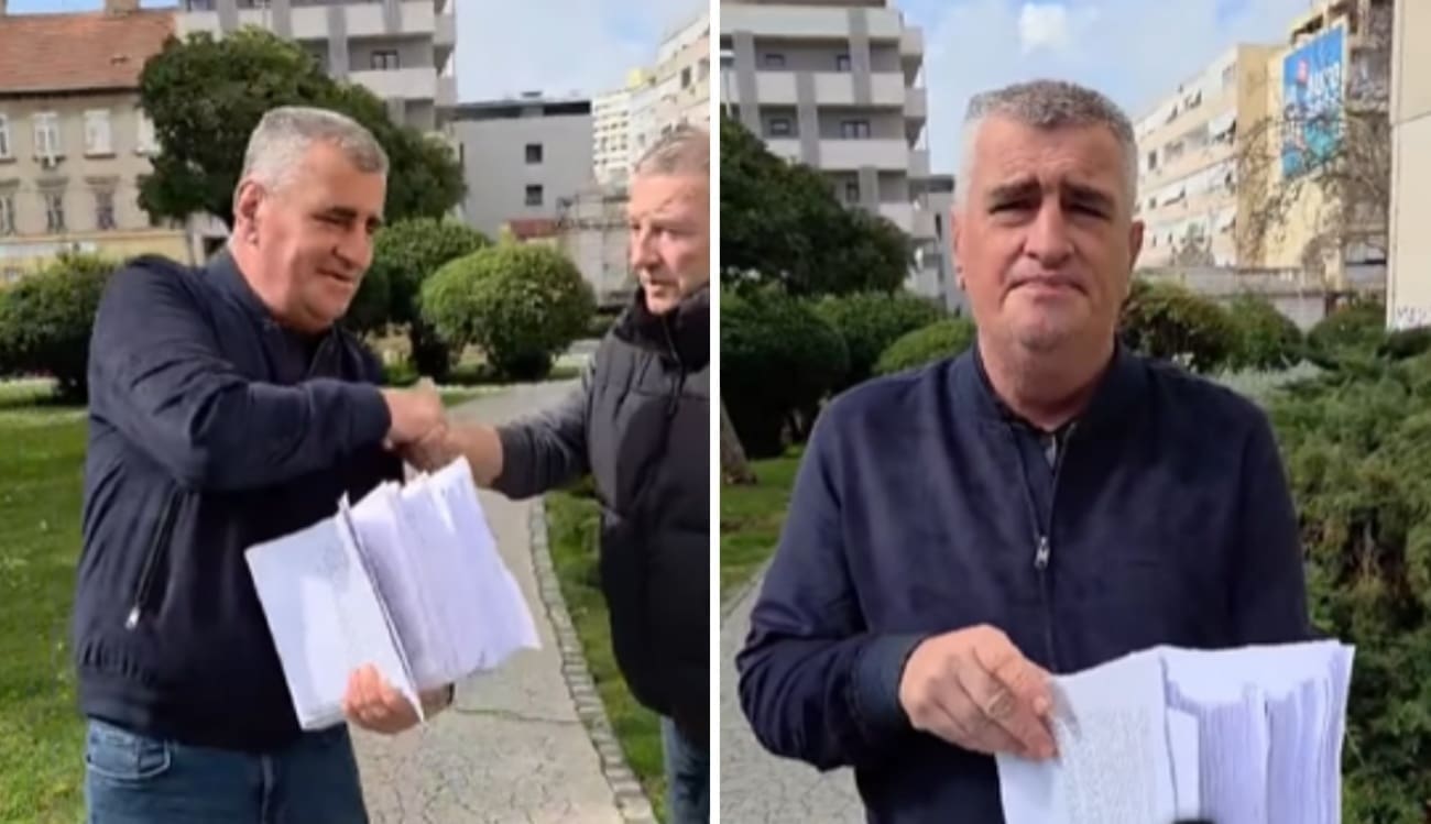 Bulj odnio hrpu papira u županiju pa poručio: "Graditi nećete"