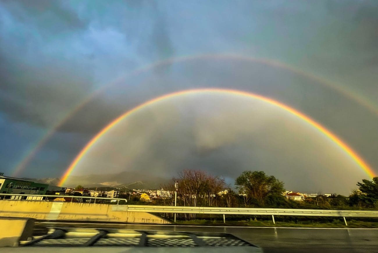 Prekrasna duga za ljepši kraj dana. Pogledajte tu divotu