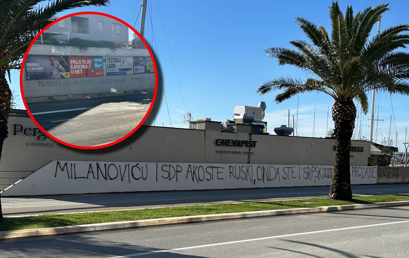 Po Splitu osvanuli novi grafiti, napadaju Milanovića