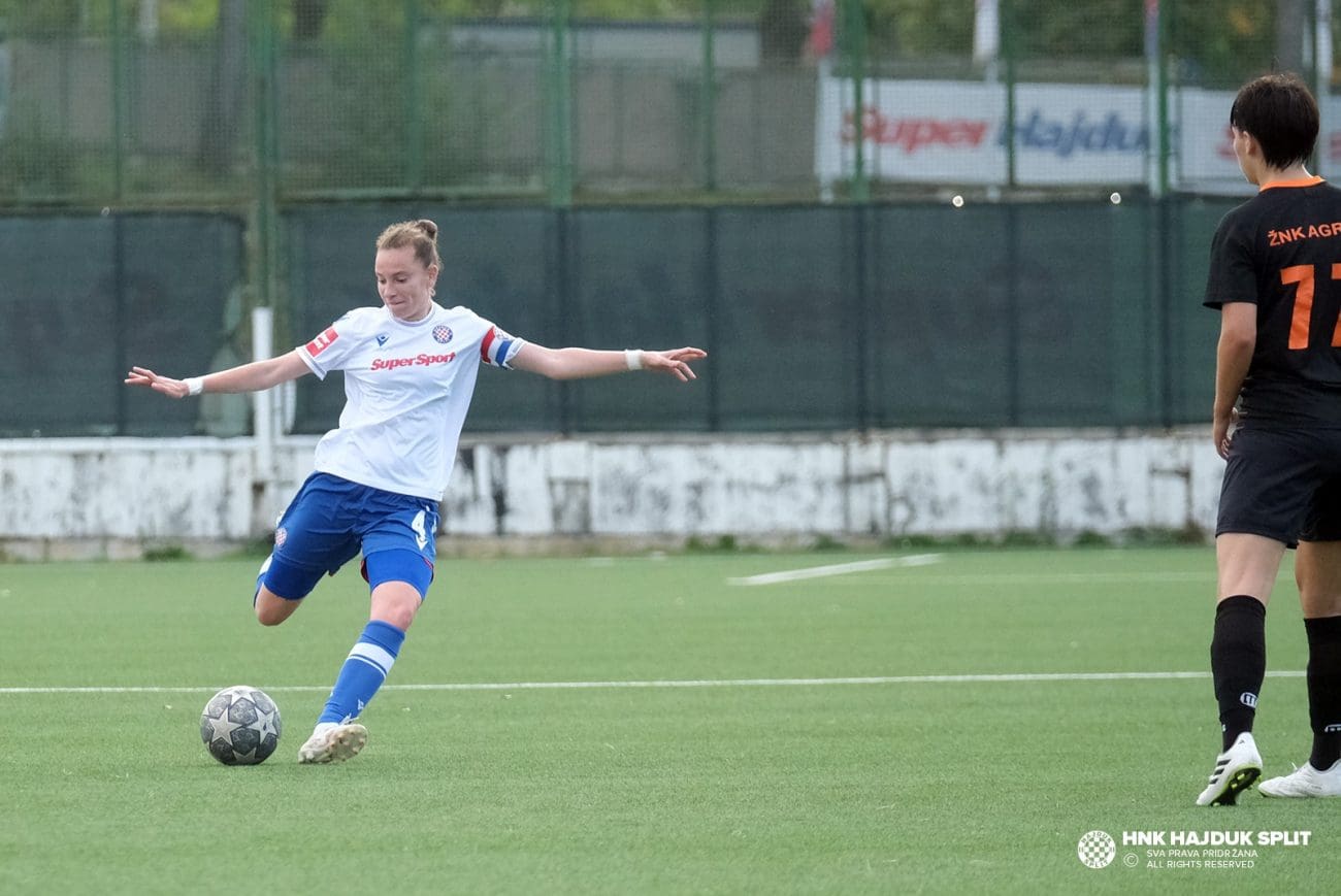 ŽNK AGRAM – ŽNK HAJDUK 1-0: Hajdučice minimalno poražene na gostovanju kod Agrama