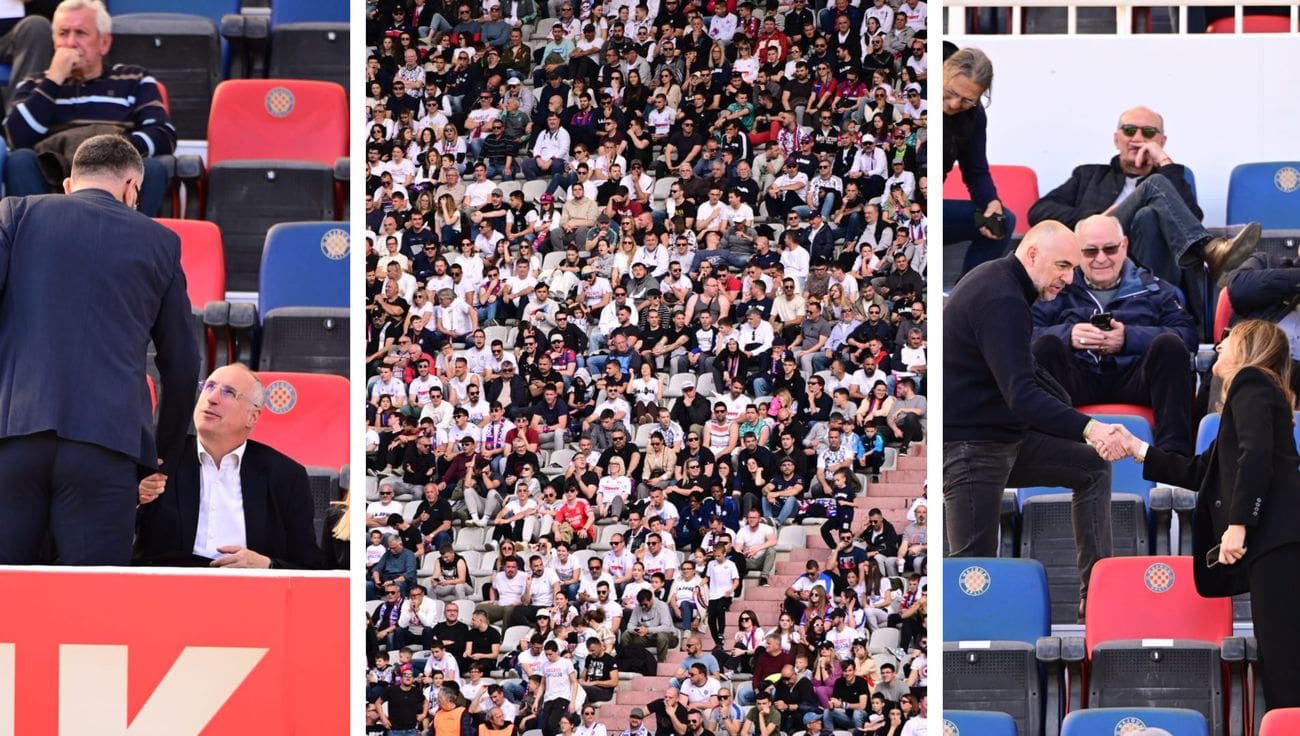 Na početku utakmice minuta šutnje. Pogledajte tko je sve u svečanoj loži Poljuda
