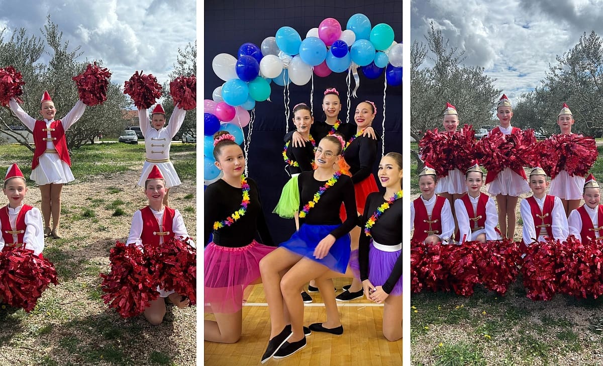 Mažoretkinje grada Supetra briljirale na regionalnom prvenstvu u Vodicama