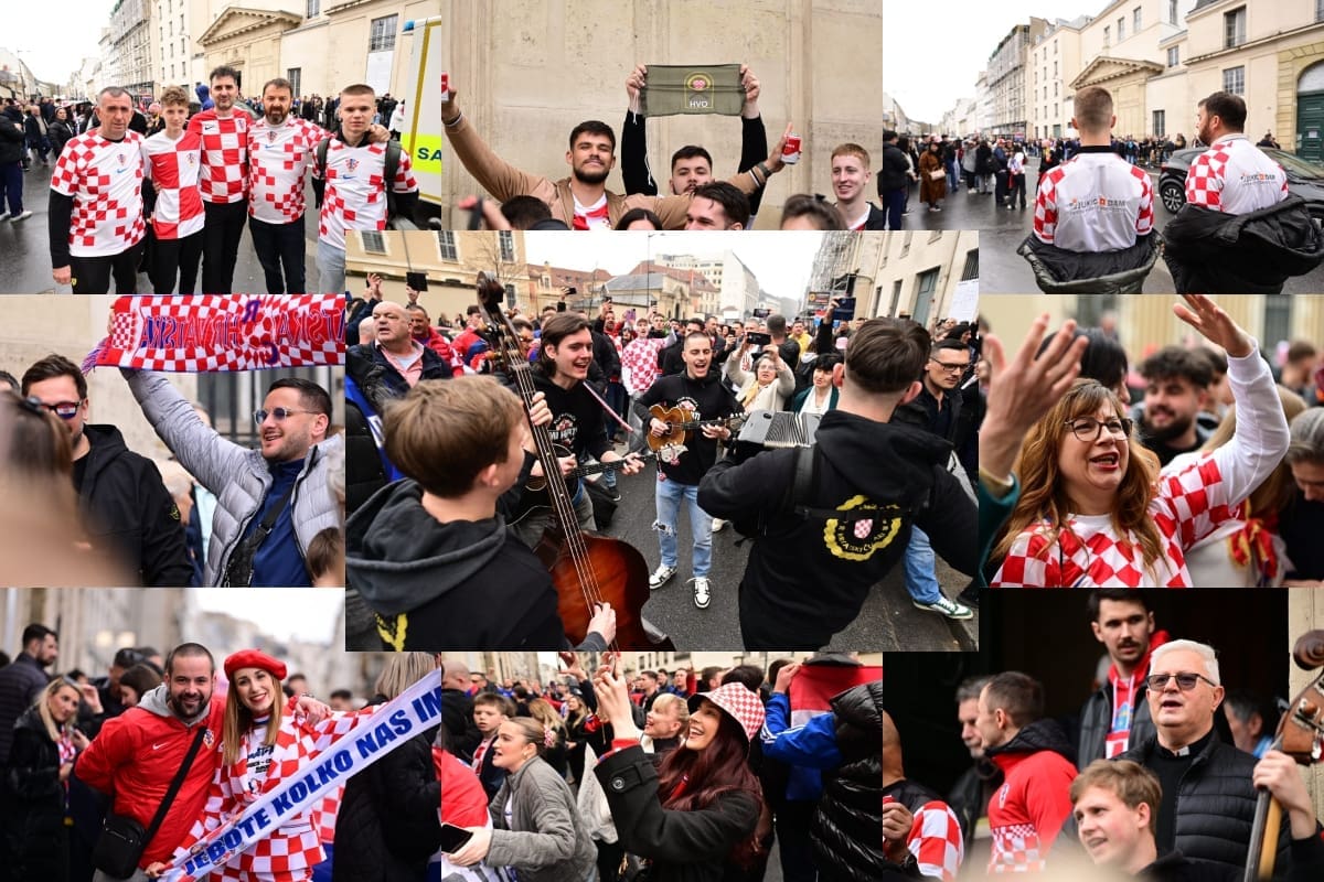 'Najbolji smo, najluđi smo neka svatko zna' Ovako izgledaju pariške ulice satima prije početka utakmice, a što će tek kasnije biti...