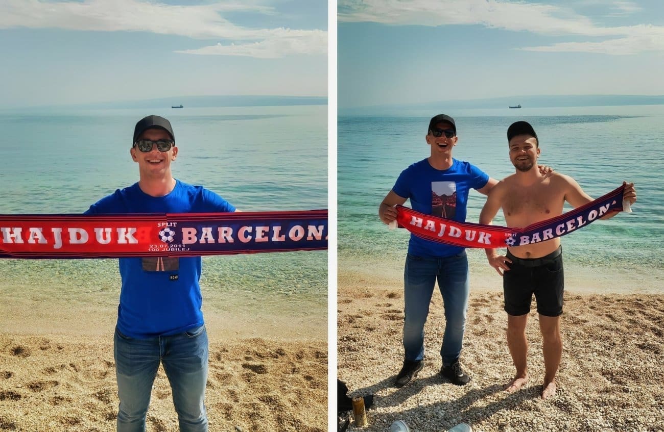 Navijači iz Crne Gore došli na utakmicu: "Ne znam niti jednog igrača, želimo osjetiti atmosferu"