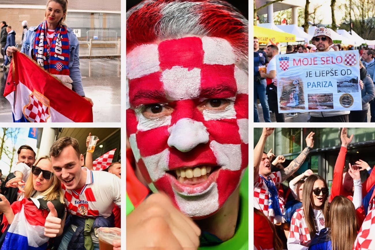 SHOW U PARIZU Evo koje su rekvizite ponijeli hrvatski navijači. Ima vrlo zanimljivih