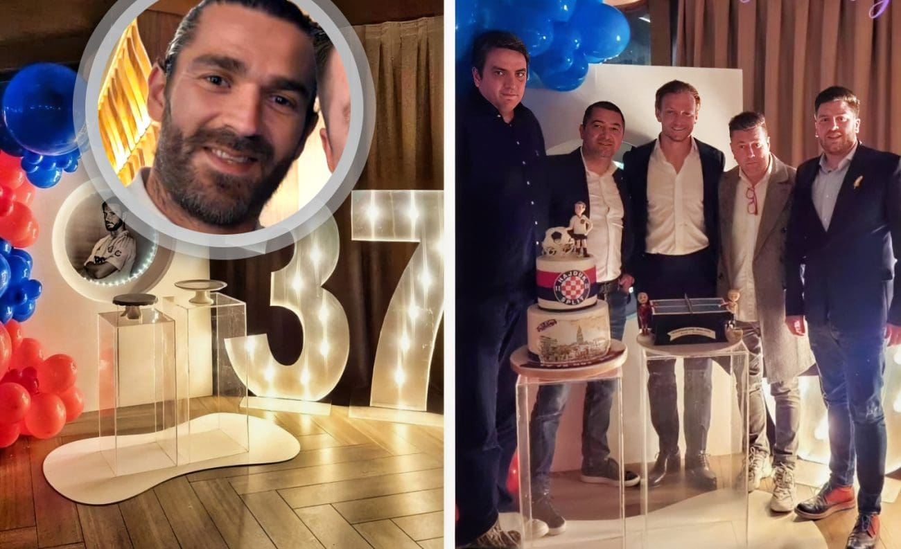 Procurile fotografije Raketine proslave 37. rođendana. Ni Livaja nije propustio feštu u poznatom splitskom ugostiteljskom objektu