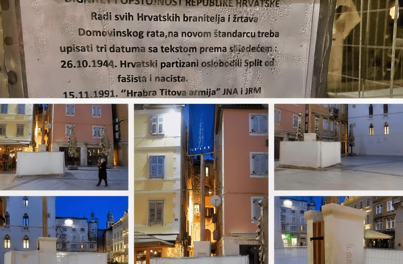 Osvanula poruka kod štandarca. Pogledajte što sada piše