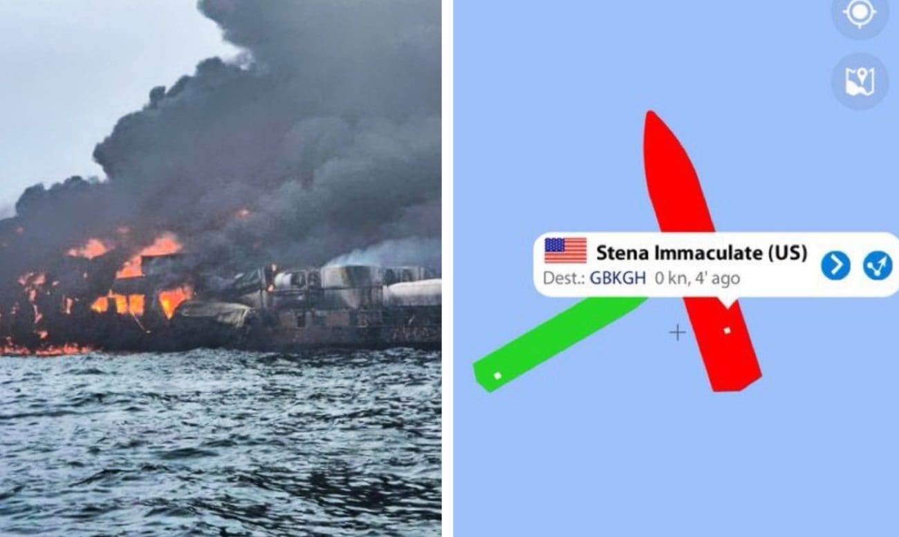 VIDEO Procurila snimka sudara tankera i teretnog broda na Sjevernom moru, ima puno ozlijeđenih: "Vidila se velika vatrena kugla"