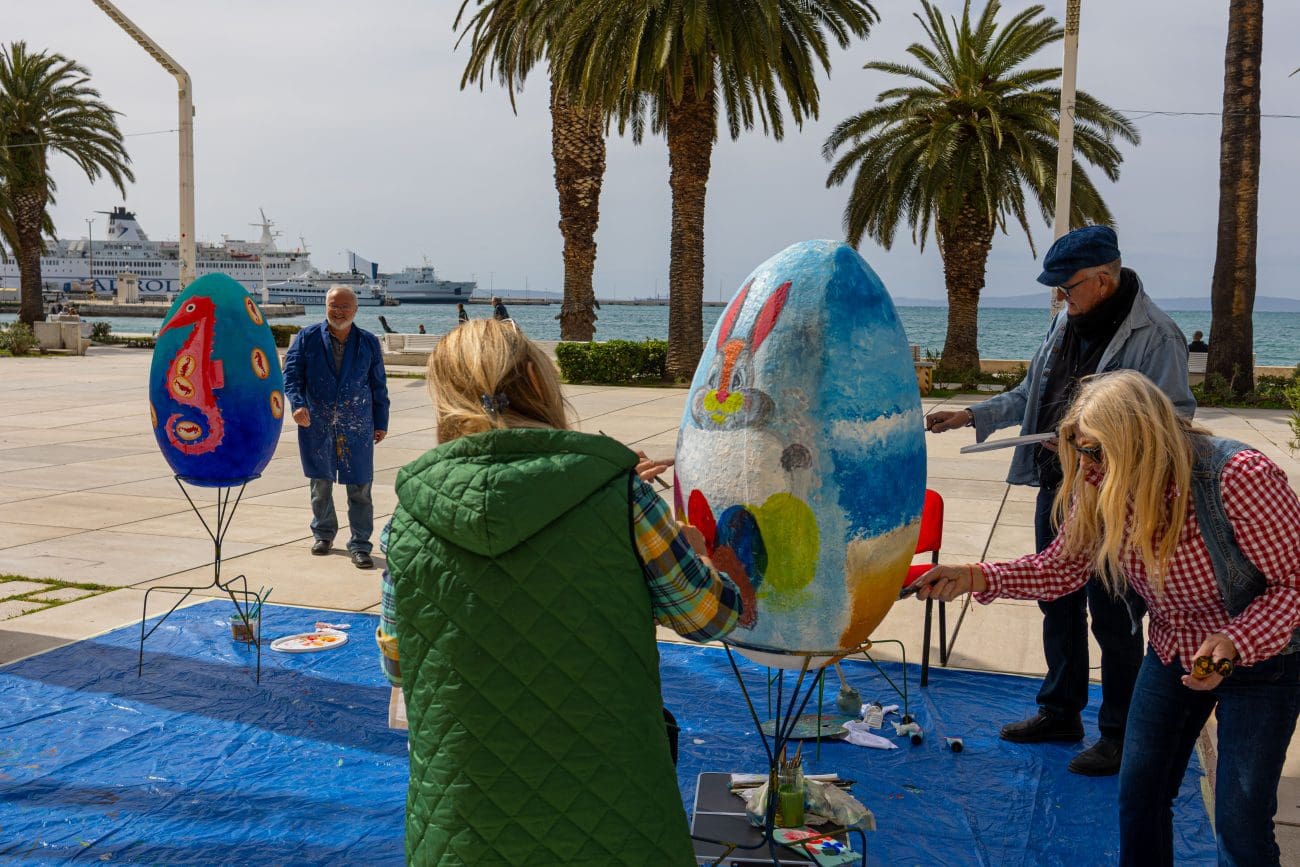 Uskrs u Splitu: Pisanice, sirnice i radost za velike i male