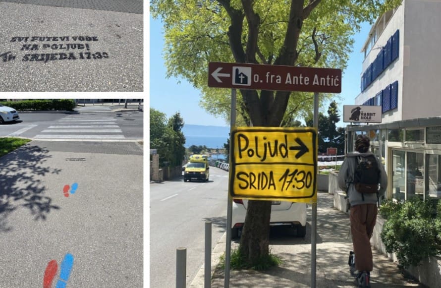 Na splitskim ulicama osvanuli putokazi - svi vode na jedno mjesto