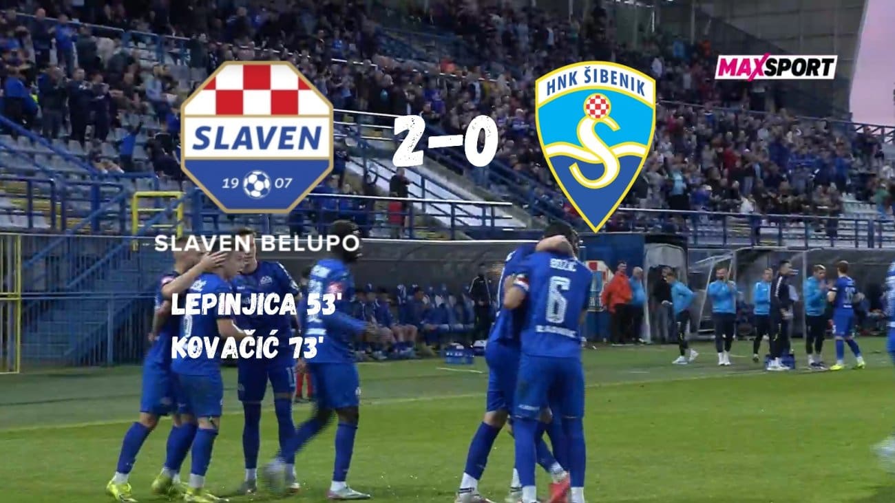 SLAVEN BELUPO – ŠIBENIK 2-0: Farmaceuti s dva pogotka glavom Šibenčane prikovali na dno ljestvice