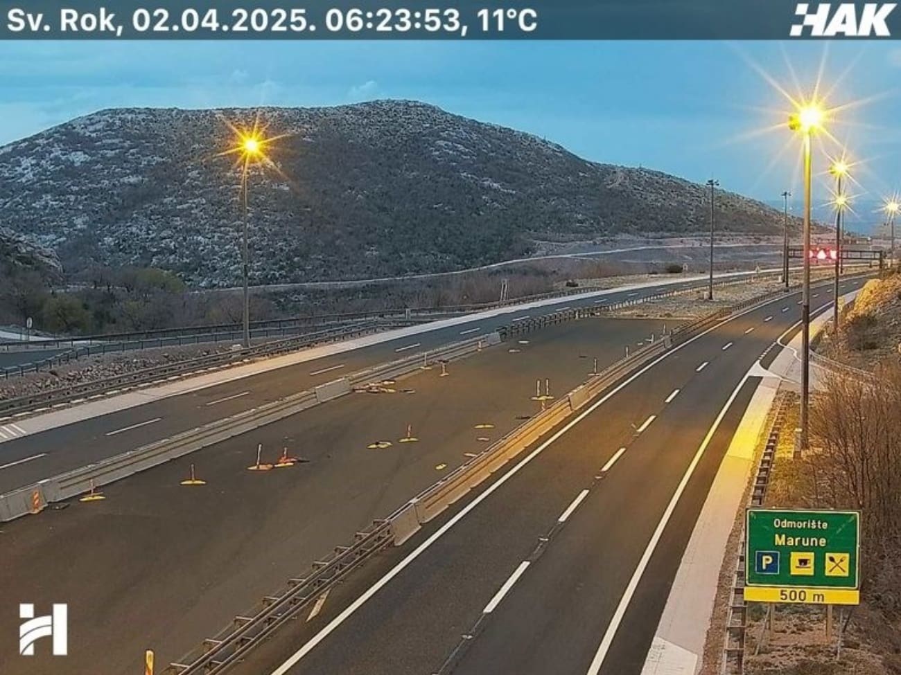 Autocesta A1 kod Svetog Roka zatvorena za sav promet