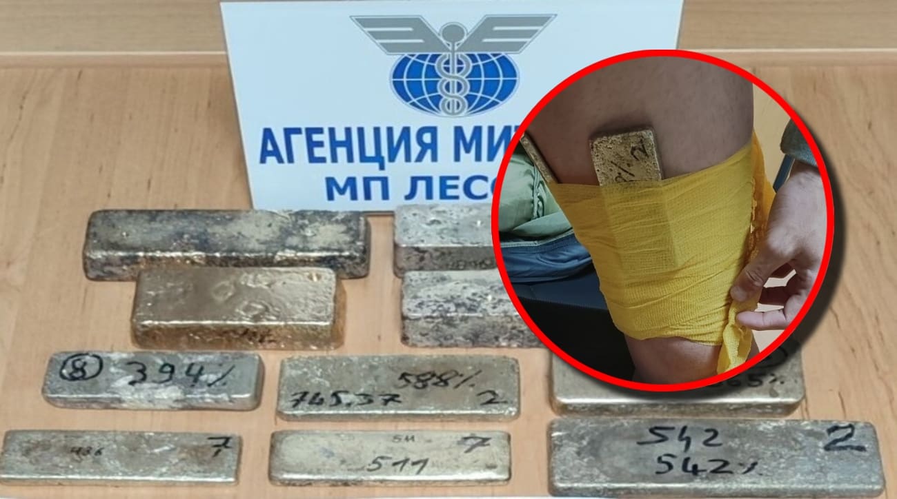 FOTO Vozač kamiona 'nosio' 14 kg zlata preko granice - i to doslovno