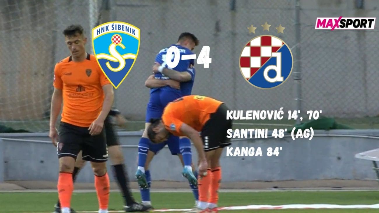 ŠIBENIK – DINAMO 0-4: Dinamo deklasirao Šibenik, „zakucao“ ga za dno ljestvice