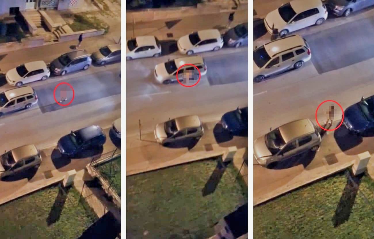 Bizarne i uznemirujuće scene u Splitu: Potpuno goli muškarac glavom razbijao vozila po gradu. Napao jednu osobu i nekontrolirano mahao rukama