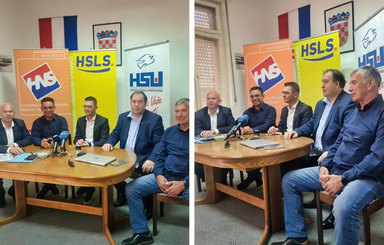 KOALICIJA "BURA" Udružili se HSU, HNS, HSS i HSLS: "Mi smo izbor birača koji nisu opredijeljeni"