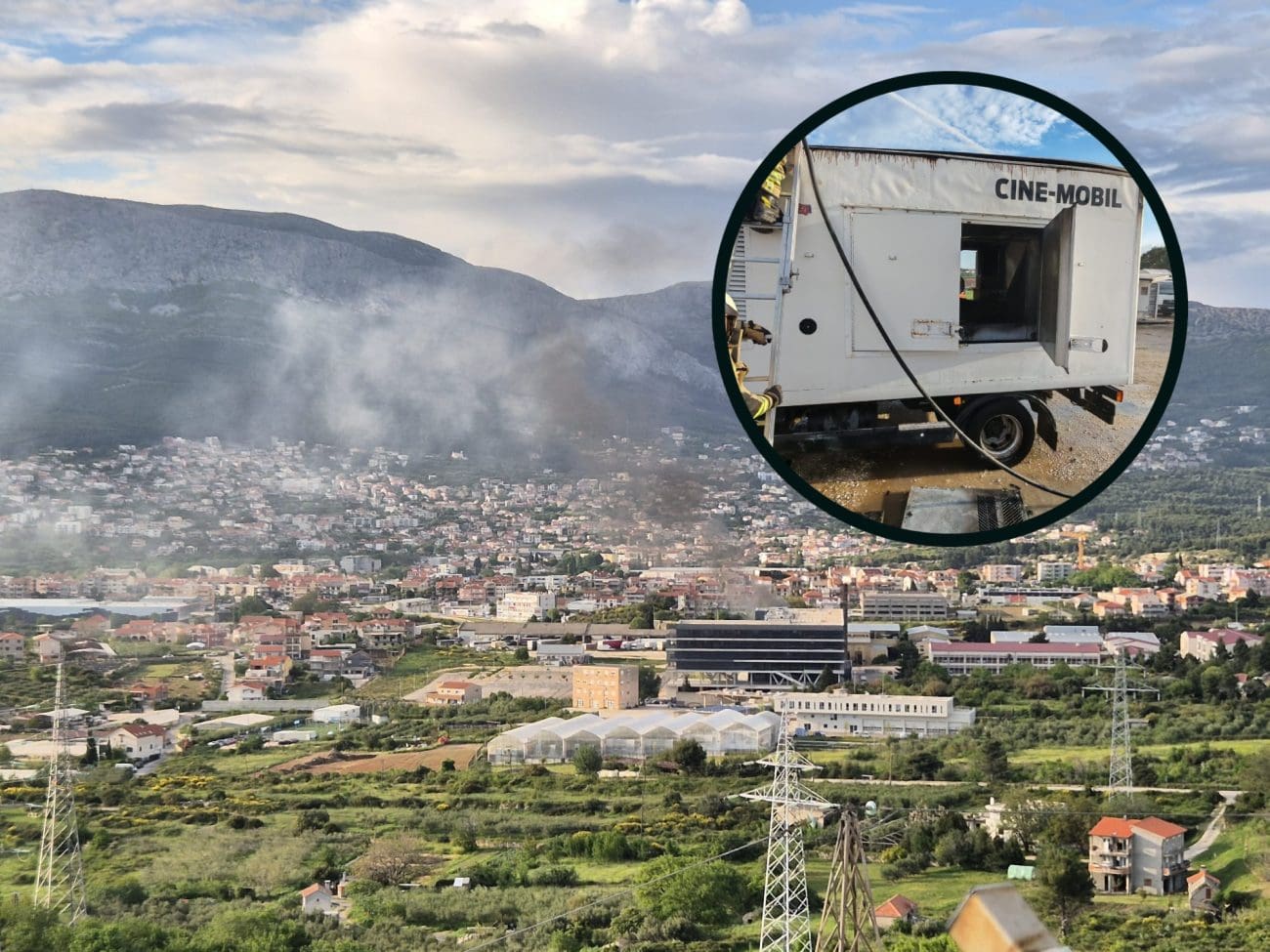 Planuo kamion na Dračevcu, na teren izašla dva vatrogasna vozila