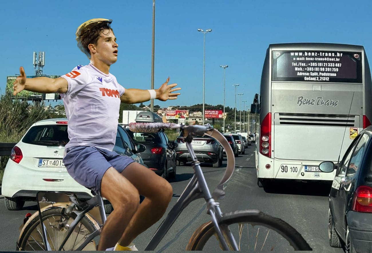 Pukštasov show na Sirobuji: Kasnio na trening pa iz auta izvadio bicikl koji je - slupao