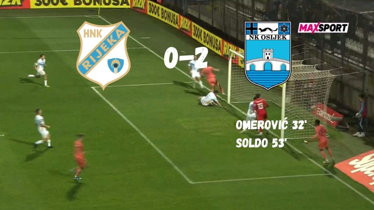 RIJEKA – OSIJEK 0-2: Prvenstvo koje nitko ne želi osvojiti
