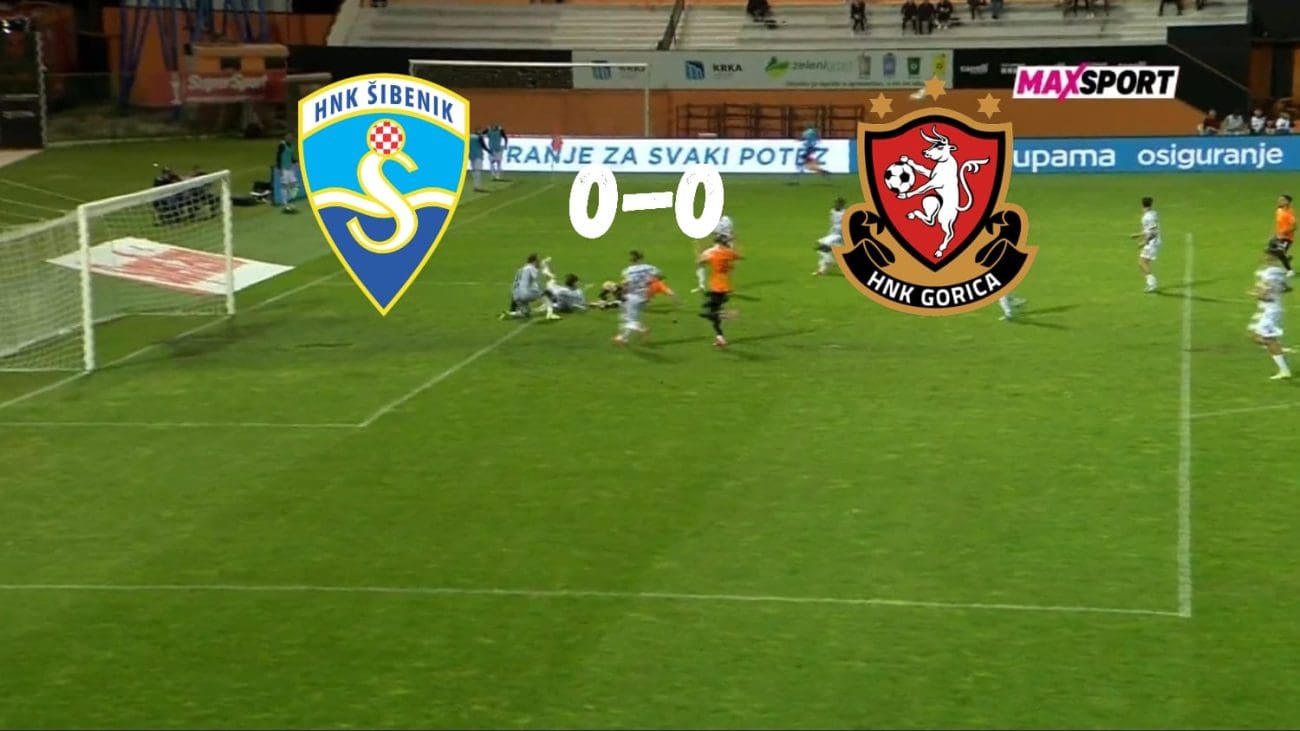 ŠIBENIK - GORICA 0-0: Podjela bodova na Šubićevcu