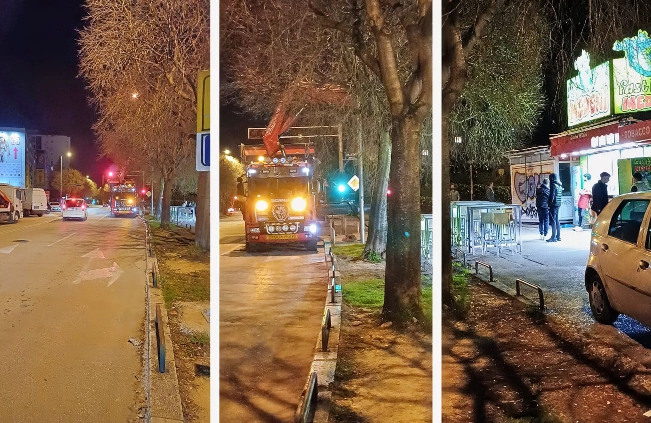 FOTO I VIDEO Uklonjena još jedna poznata splitska trafika!