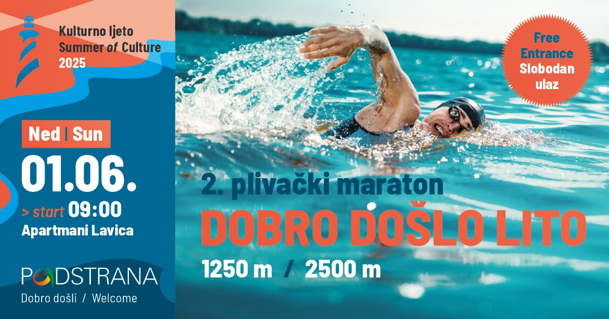 Drugi plivački maraton „Dobro došlo lito“ u Podstrani