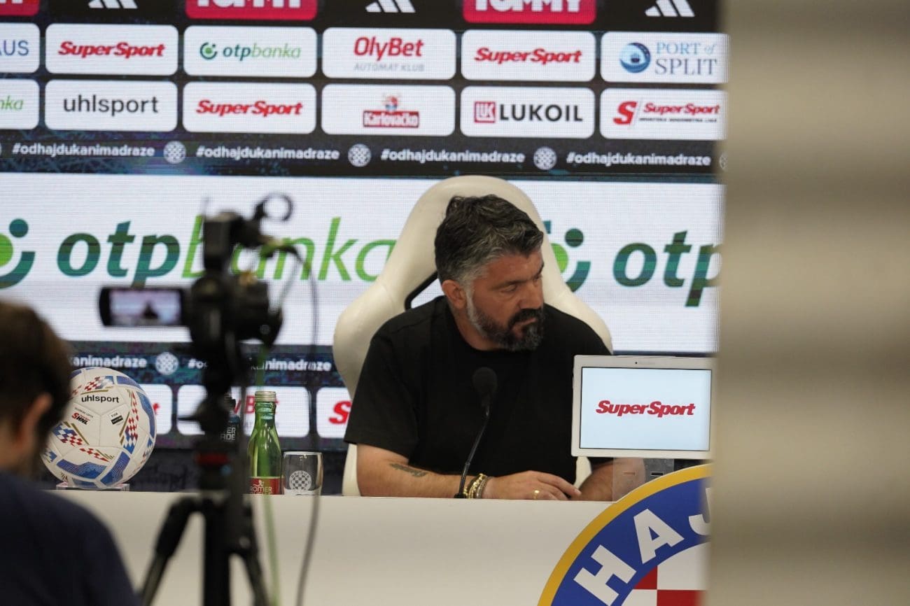 GATTUSO NAKON POTOPA: Visoko sam postavio ljestvicu, Hajduk je veliko ime