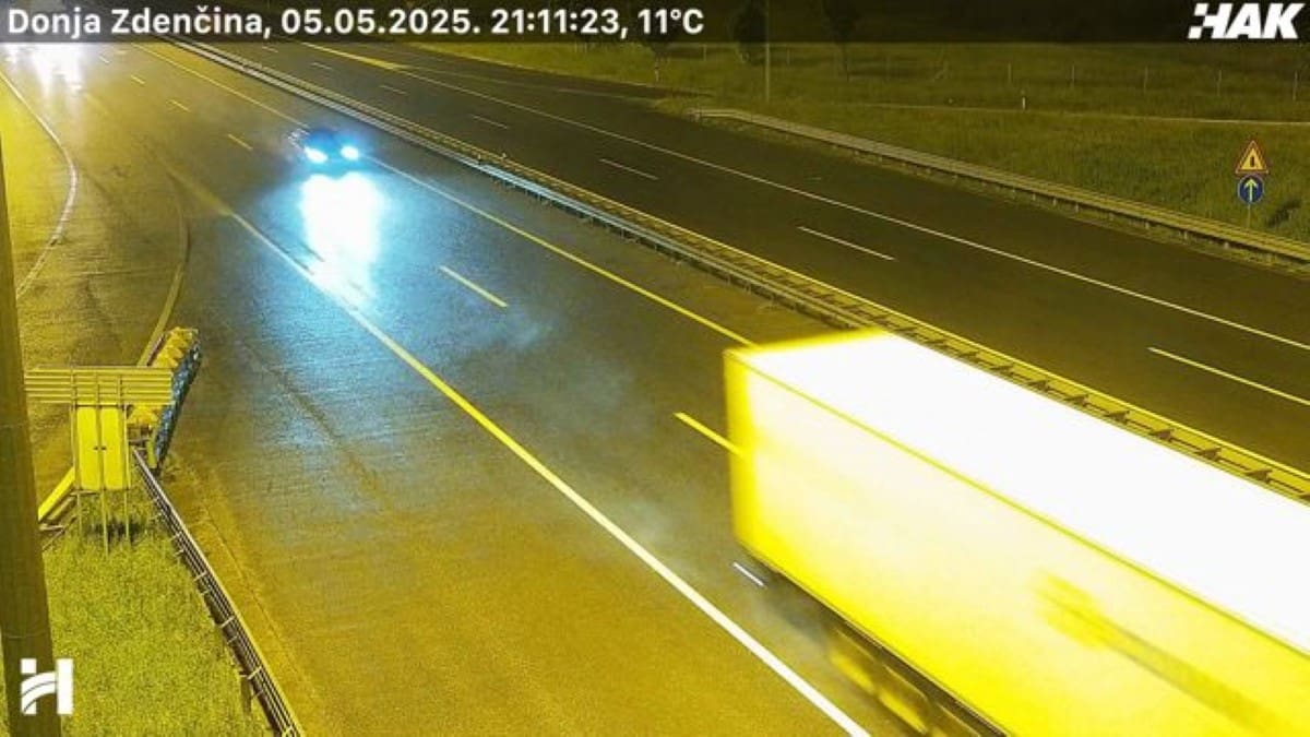 KAOS NA AUTOCESTI U SMJERU SPLITA Kamion probio ogradu