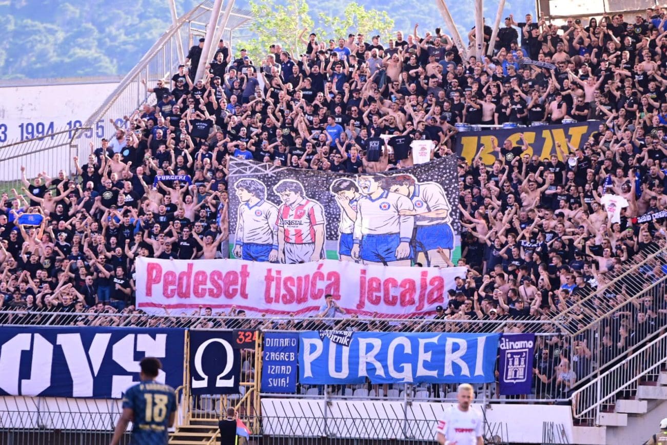 FOTO Ovako navijači Dinama provociraju Torcidu