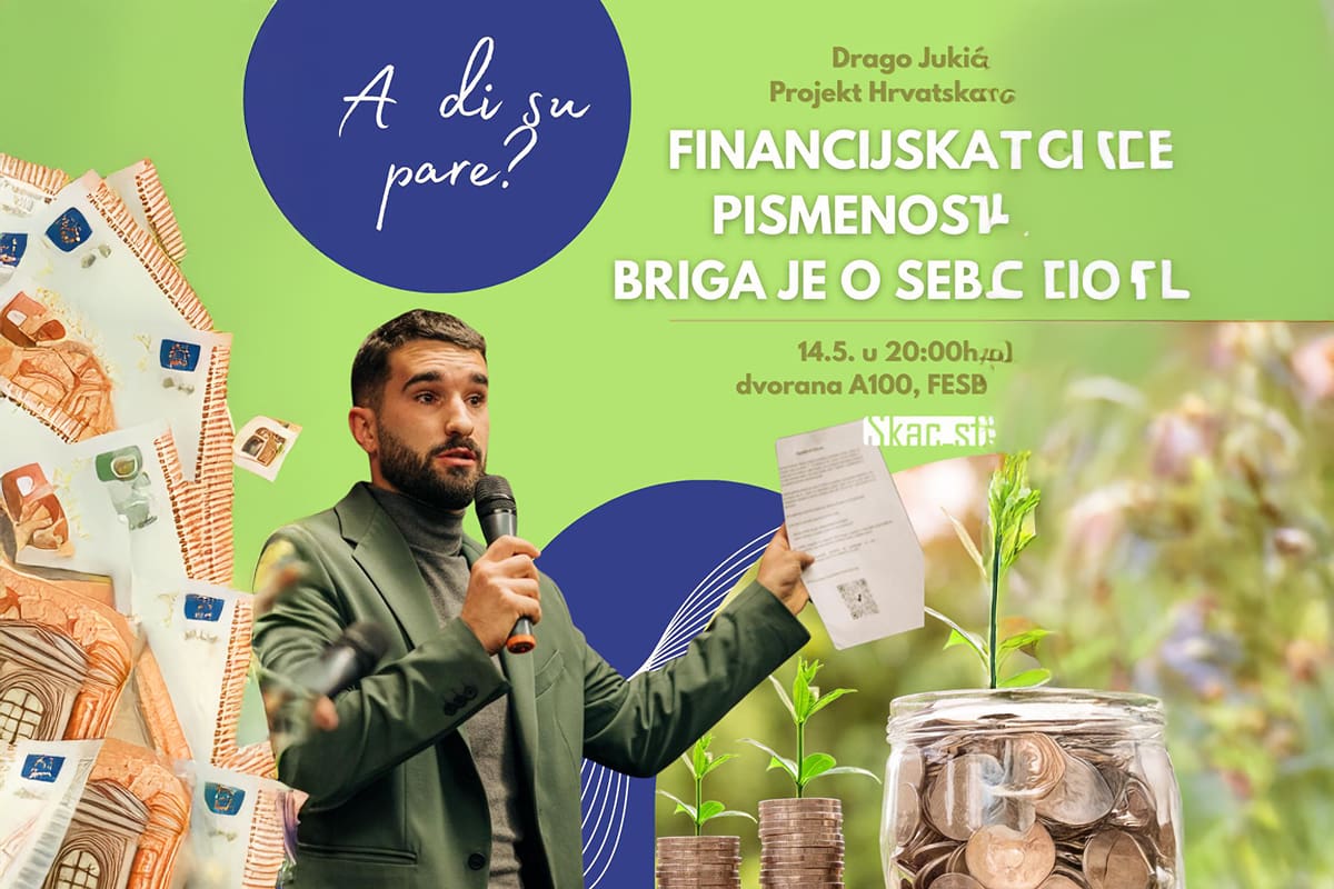 "A, di su pare?" Dođite na predavanje o financijskoj pismenosti za mlade na FESB-u