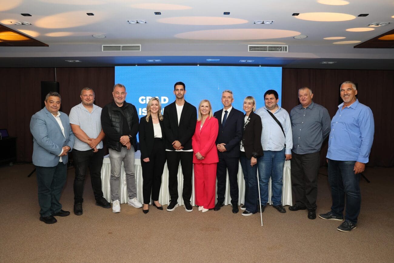 Predstavljena lista i program “GRAD ISPRED SVIH”: Tihana Barišić Marunčić i Gabriel Seba okupili stručnjake, branitelje, poduzetnike i mlade – uz snažnu podršku građana i županijske razine