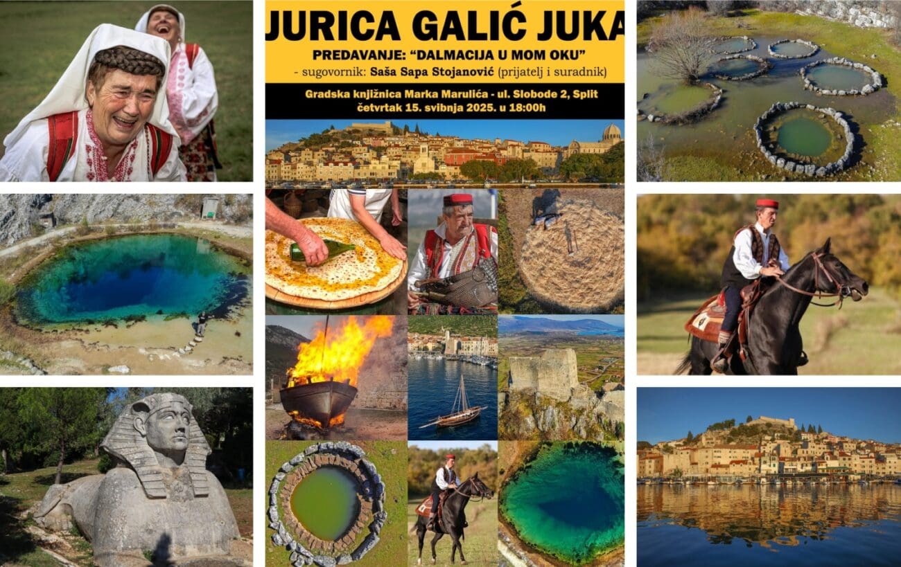 "Dalmacija u mom oku": Ne propustite putopisno-predavačku večer Jurice Galića Juke u GKMM-u