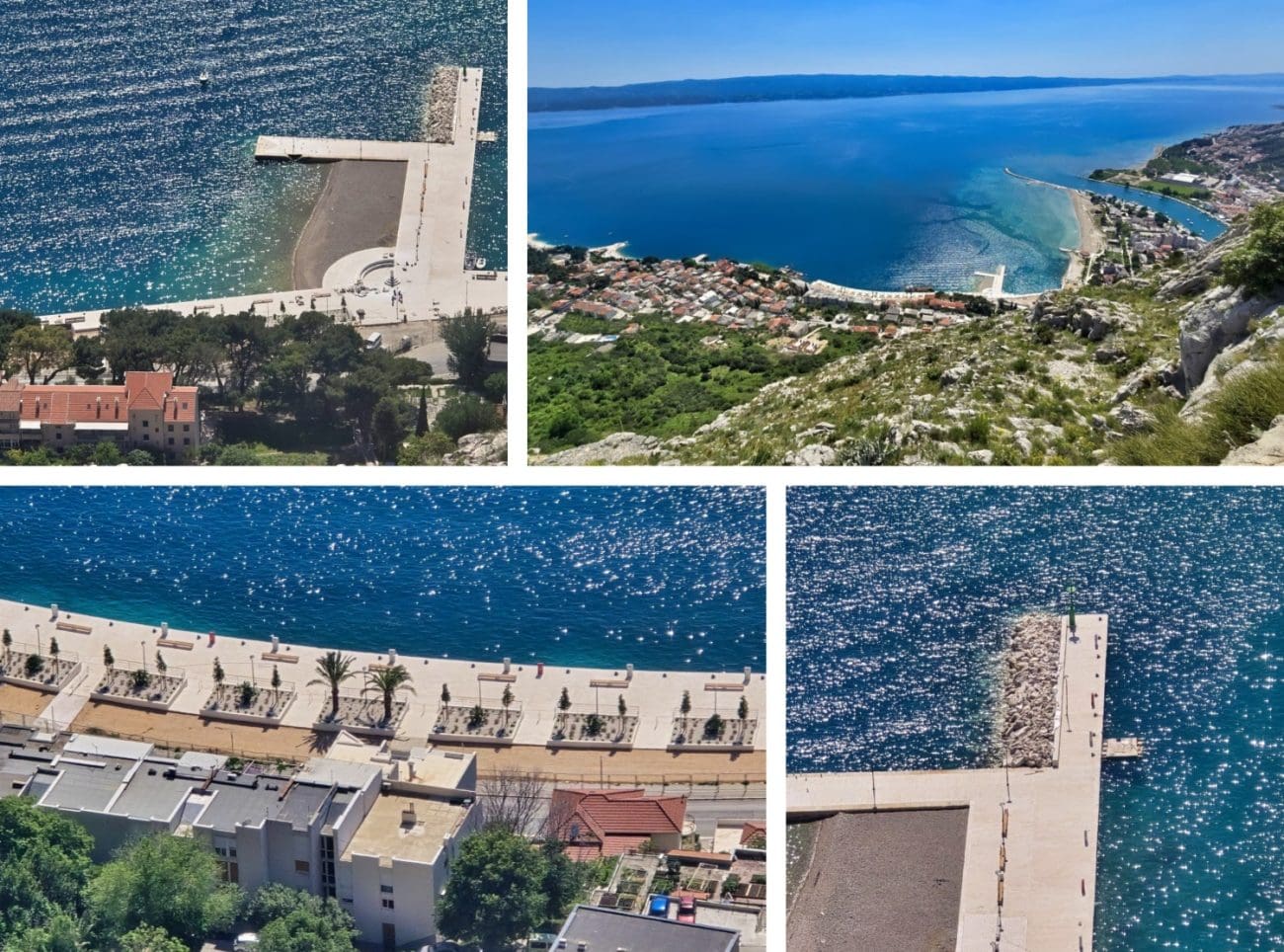 Konačno se bliži dan koji Omiš čeka godinama: Ovako izgledaju riva i luka, snimili smo ih s Fortice