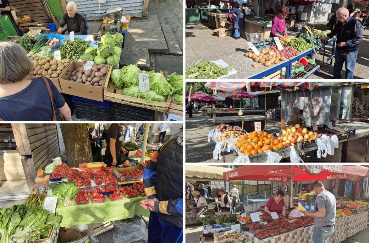 Subotnja vreva na splitskom Pazaru: Jagode skuplje nego lani, ali i dalje tražena poslastica