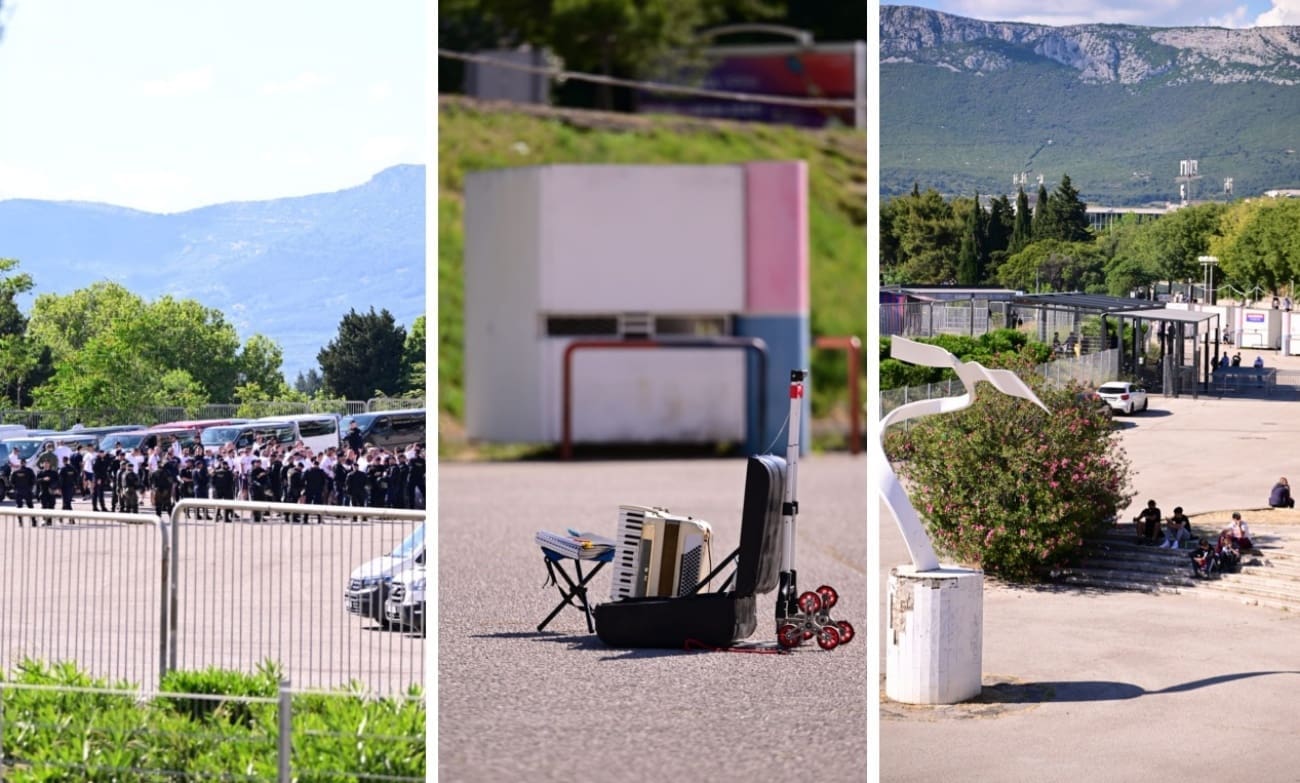 FOTO Nismo naviknuli na ovakve prizore oko Poljuda dva sata prije derbija