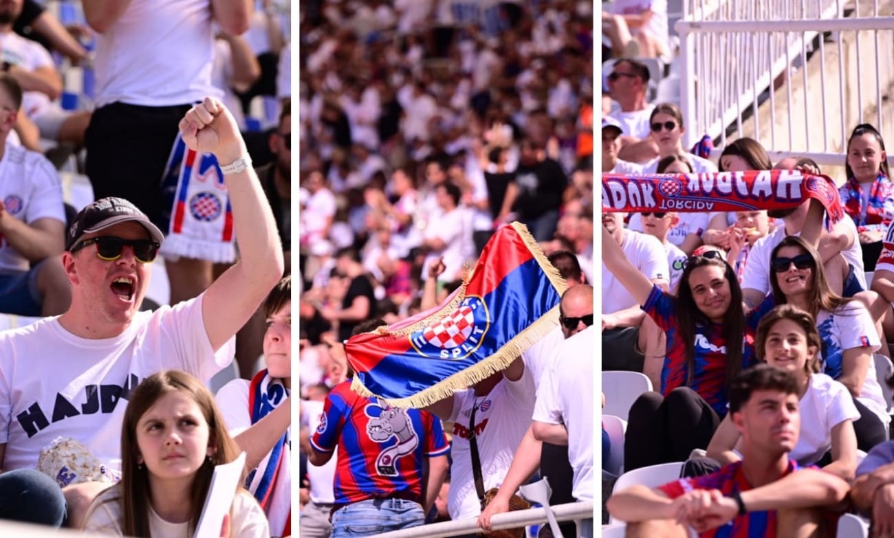 FOTO Poljud je pun i gori k'o šibica. Pogledajte ove fotografije