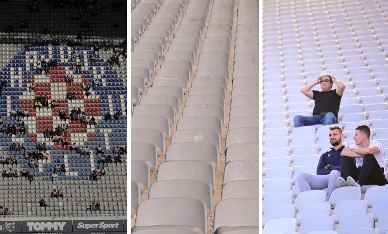 FOTO Poljud je poluprazan pola sata pred početak utakmice