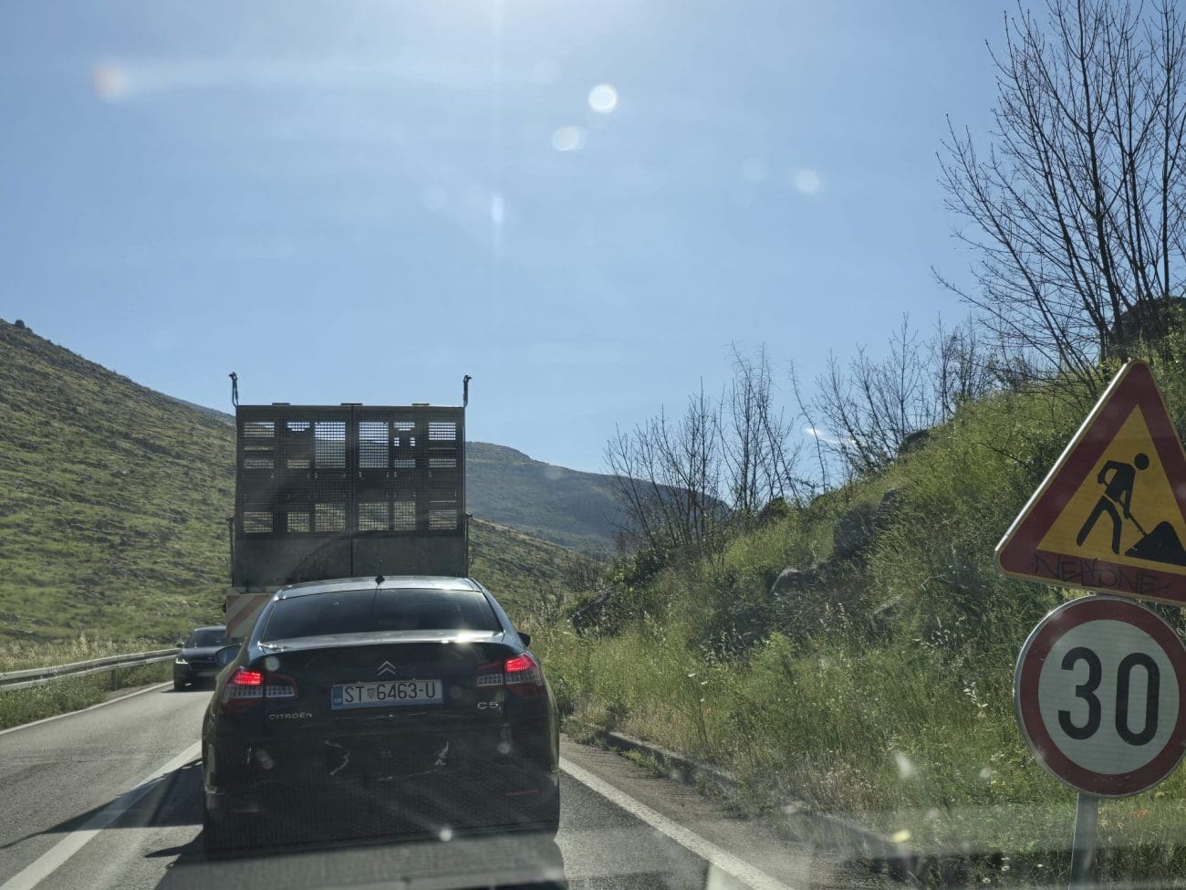 privremena prometna regulacija zrnovnica srinjine 3