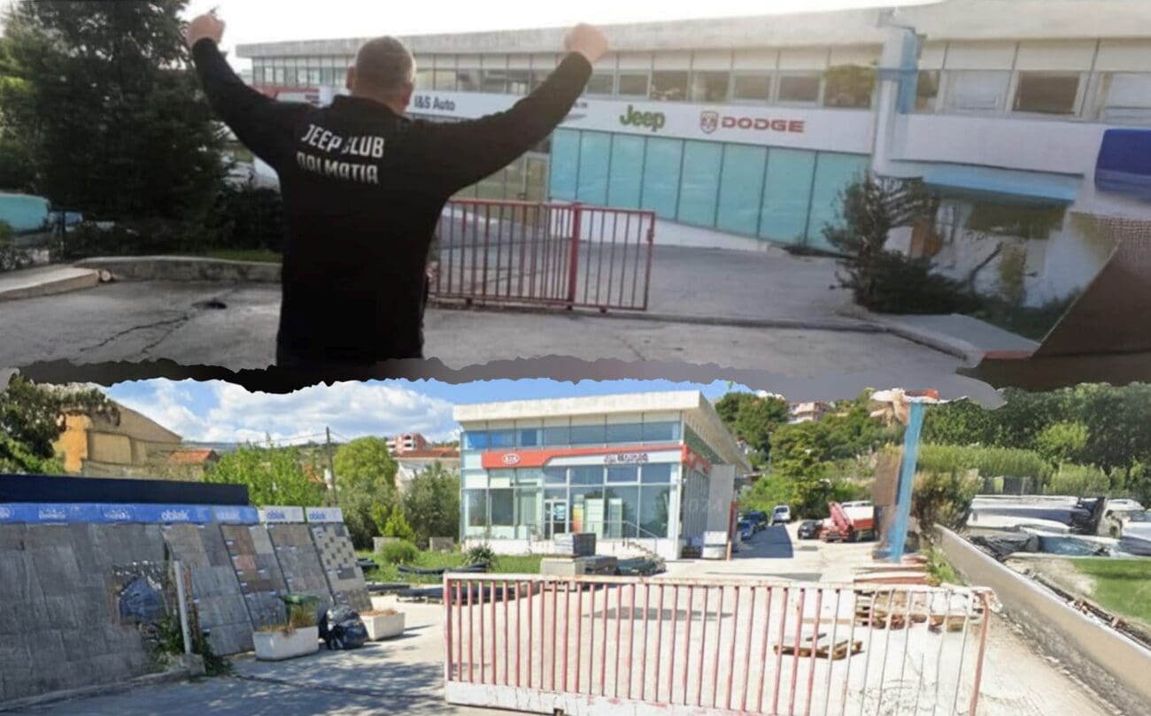 Zatvoren prolaz kod TTTS-a. Čovjek dozvolio svima prolazak preko njegovog, ali već se događa bezobrazluk