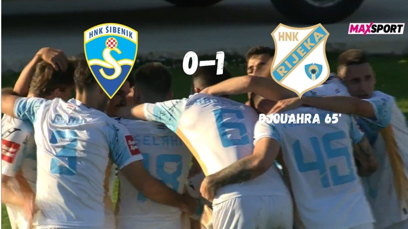 ŠIBENIK – RIJEKA 0-1: Rijeka tijesno slavila na Šubićevcu i učvrstila prvo mjesto