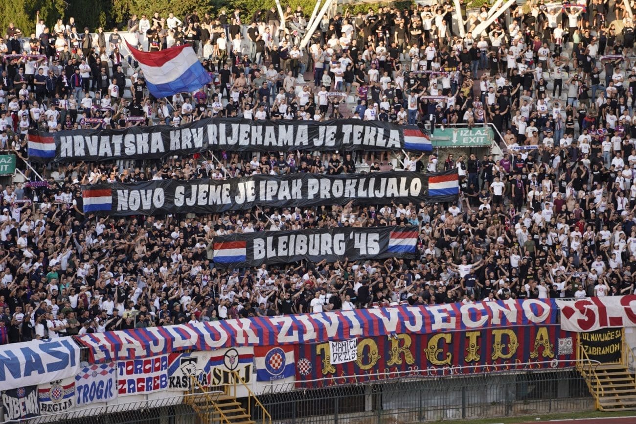 Torcida odala počast žrtvama Bleiburga