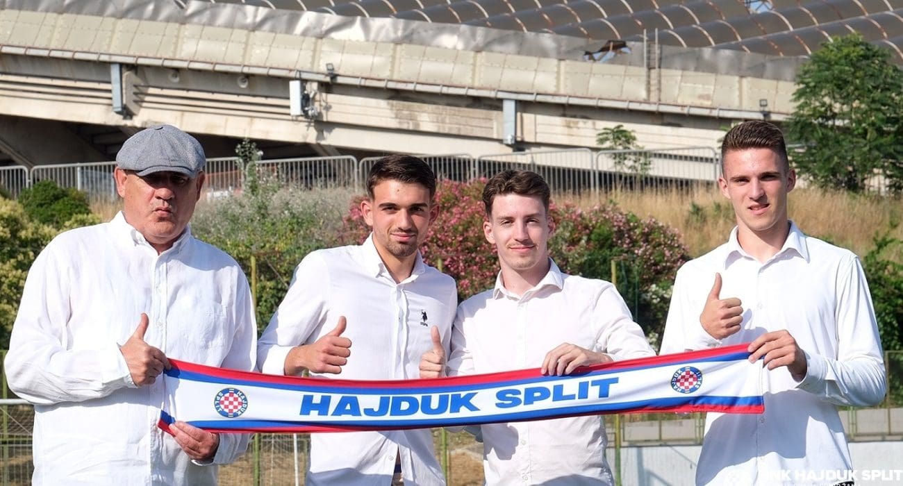 Babić, Lončar i Milišić potpisali ugovore s Hajdukom: "Radi se o talentiranim igračima, našoj budućnosti"