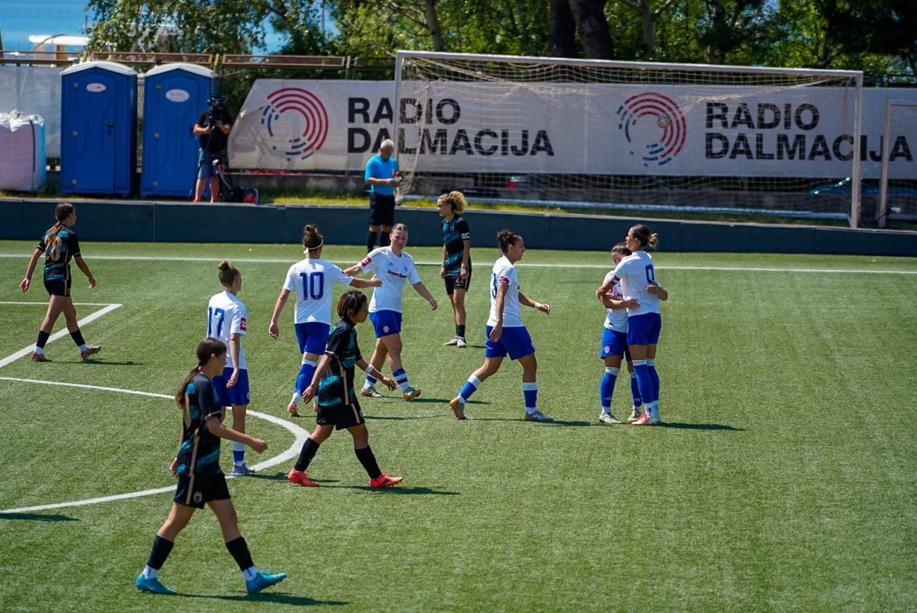 HAJDUK – MEĐIMURJE 5-2: Hajdučice upisale uvjerljivu pobjedu na sparnom Poljudu