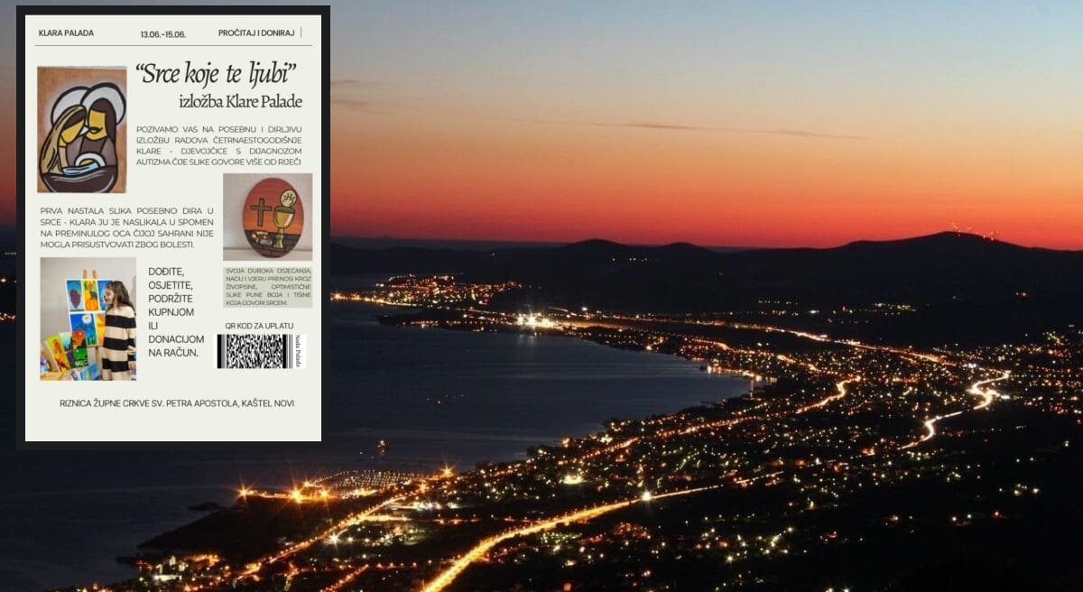 "SRCE KOJE TE LJUBI" Dođite u Kaštel Novi i pogledajte izložbu 14-godišnje djevojčice