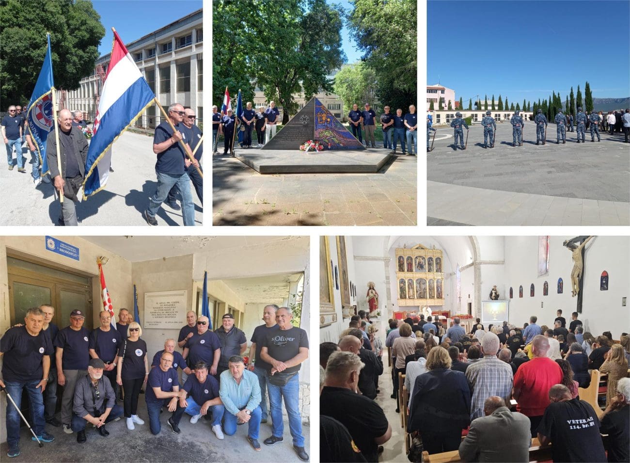 Škverski dragovoljci obilježili 34. godišnjicu osnivanja 114. brigade ZNG, prve pričuvne brigade u RH