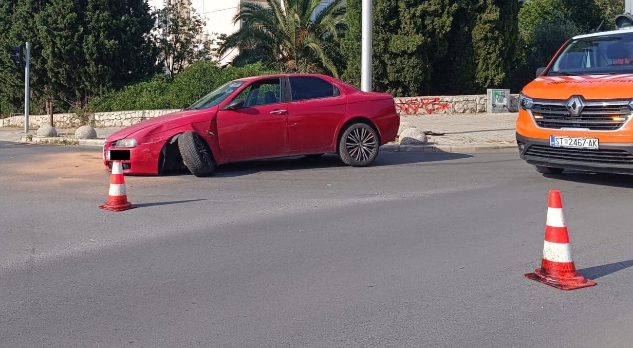 Sudar kod Šakić guma, jedna osoba hitno prebačena u KBC Split