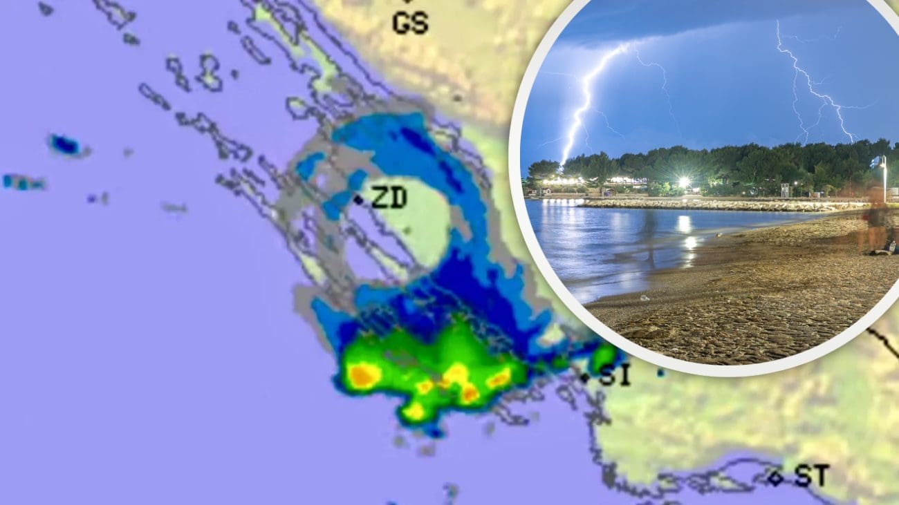 Širi se suluda teorija zašto je nevrijeme "preskočilo" dalmatinski grad. Stručnjak u nevjerici, pojasnio o čemu se radi